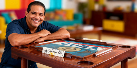 Big Domino Table – Cuba Collection | Classic Cuban Flag Design