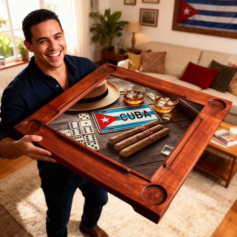 Big Domino Table – Cuba Collection | Classic Cuban Flag Design